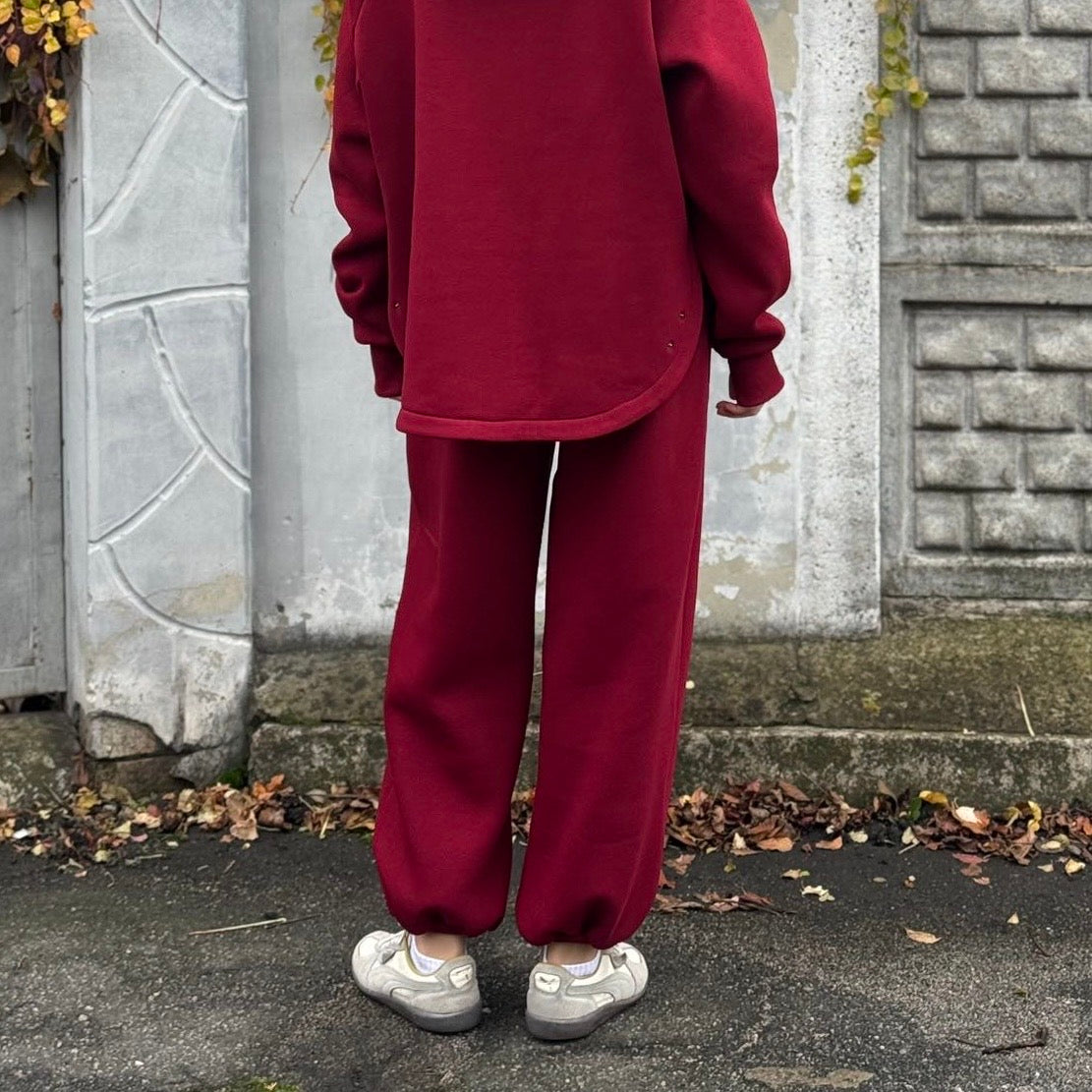 <tc>Спортивні штані кольору бордо</tc>