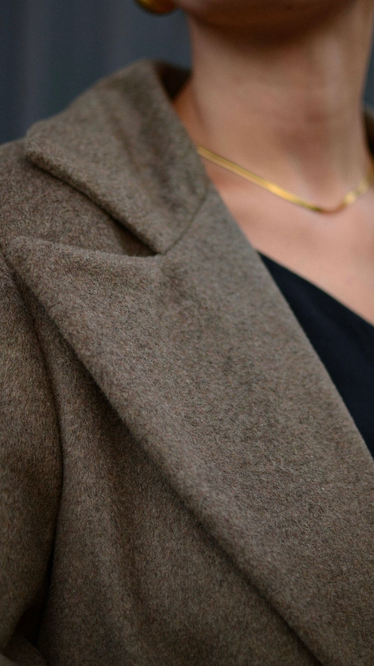 Beige wool jacket