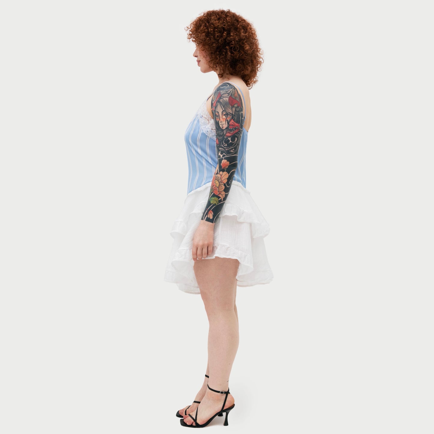 Dress «Petal» in light blue