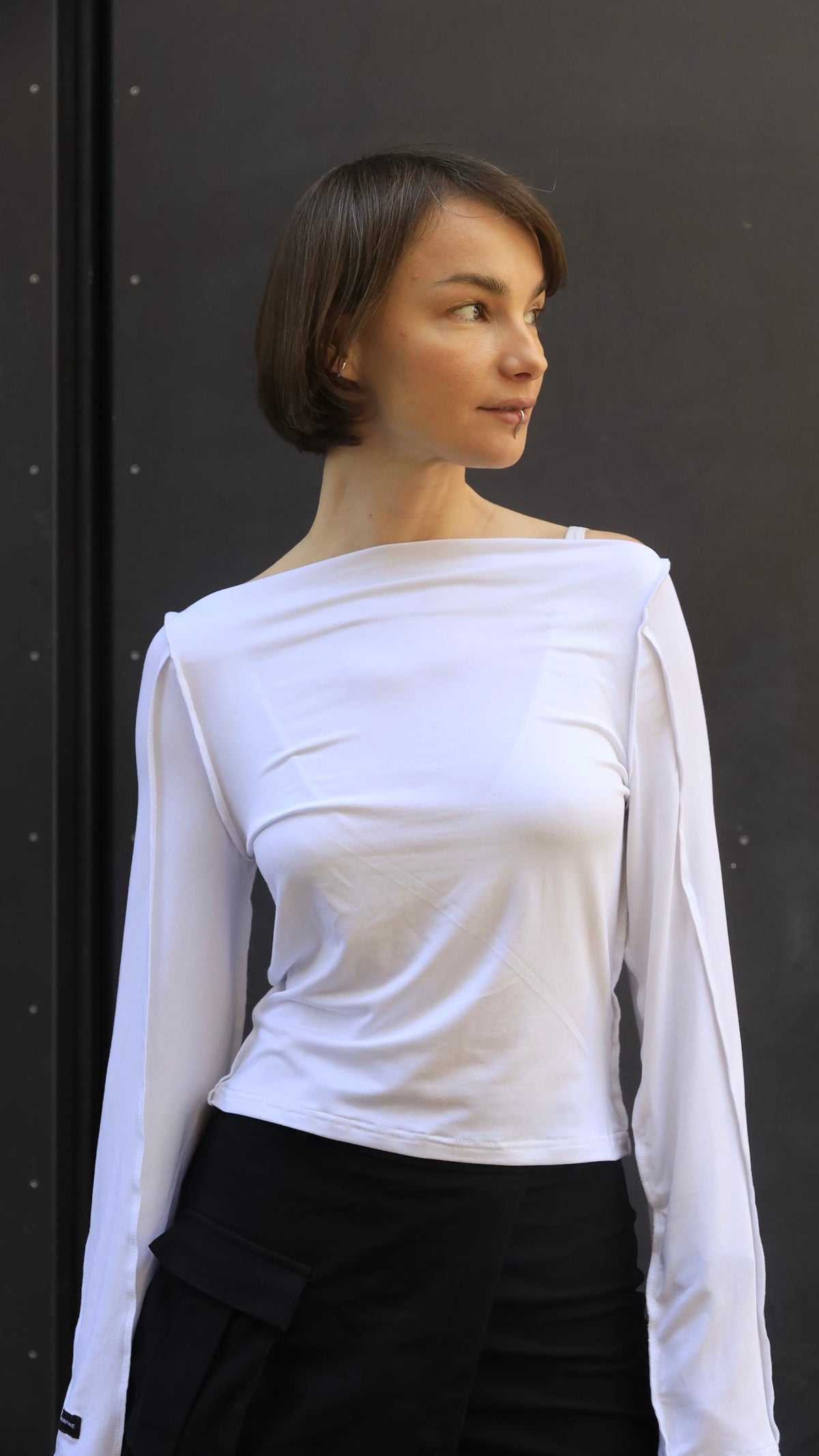 Longsleeve AIR white