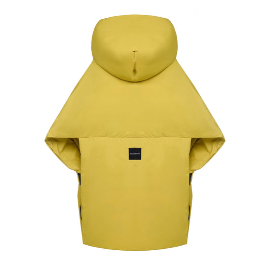 Mimosa Down vest with detachable hood