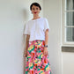 Asymmetrical skirt «Nymphaea»