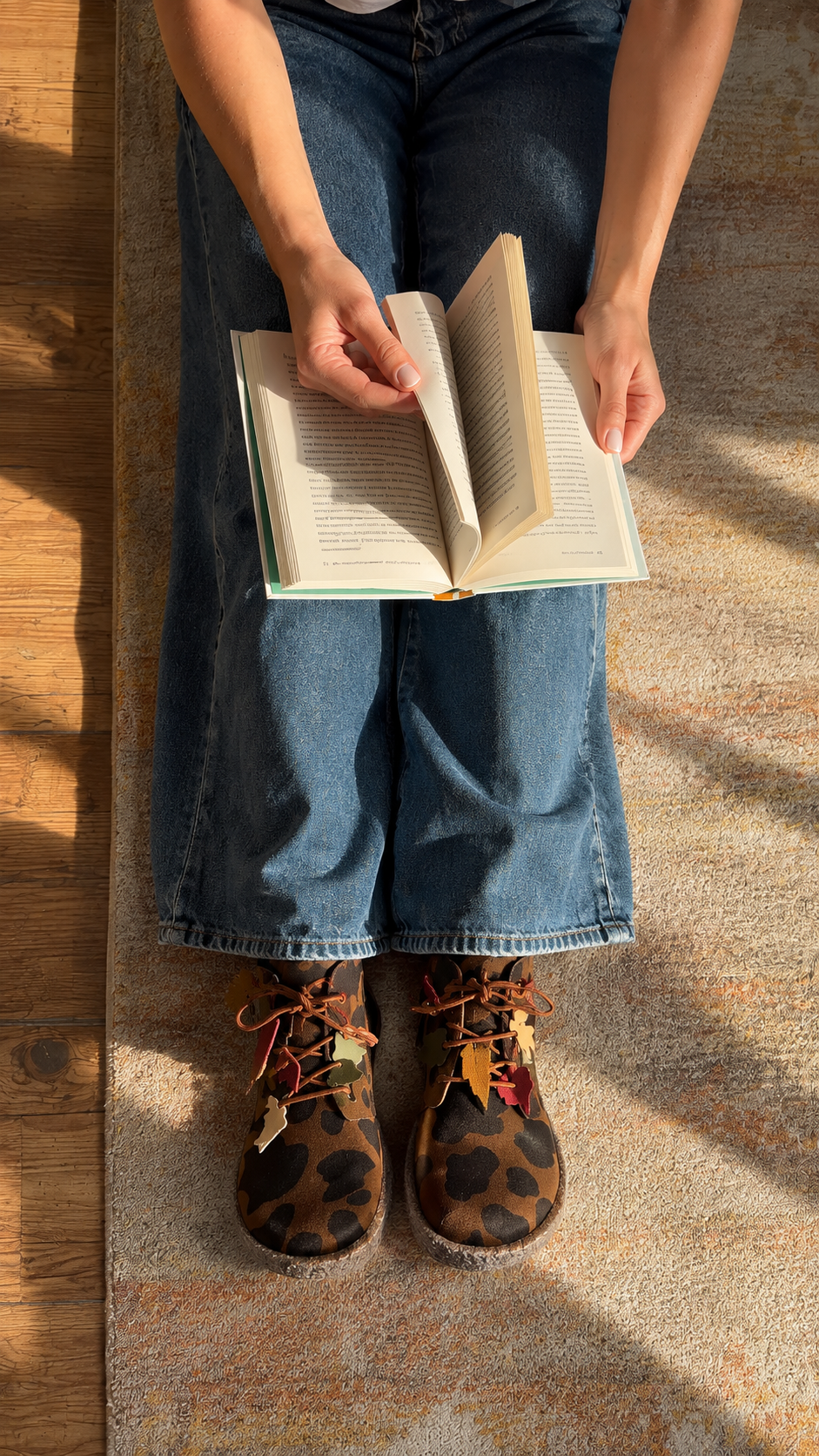 BOSI x HOCHUSOBITAKE demi-season boots «Kledi» cow-print