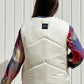 Vest "Little duck" creamy with detachable collar