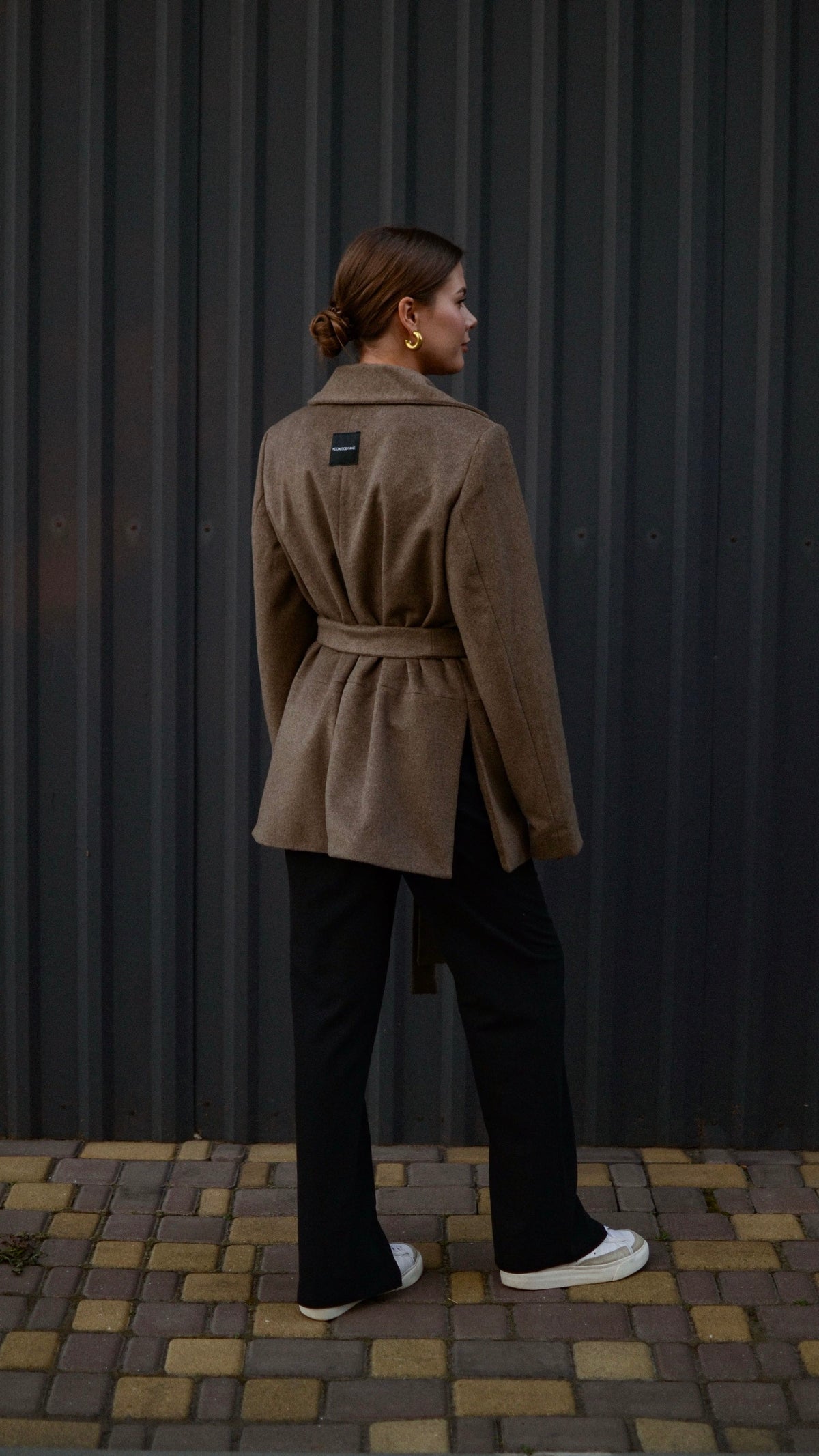 Beige wool jacket