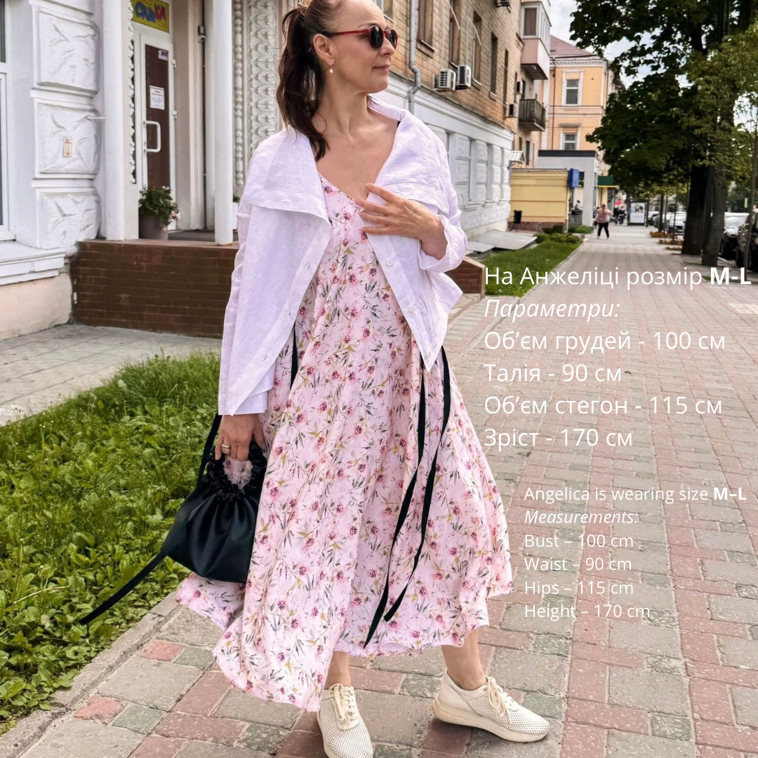 <tc>Сукня зі стрічками "Чайна троянда"</tc>