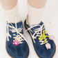 BOSI x HOCHUSOBITAKE demi-season sneakers (Selby) with an exclusive designer accessory set