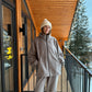 Zip-through fleece jacket gray
