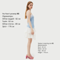 Dress «Petal» in light blue