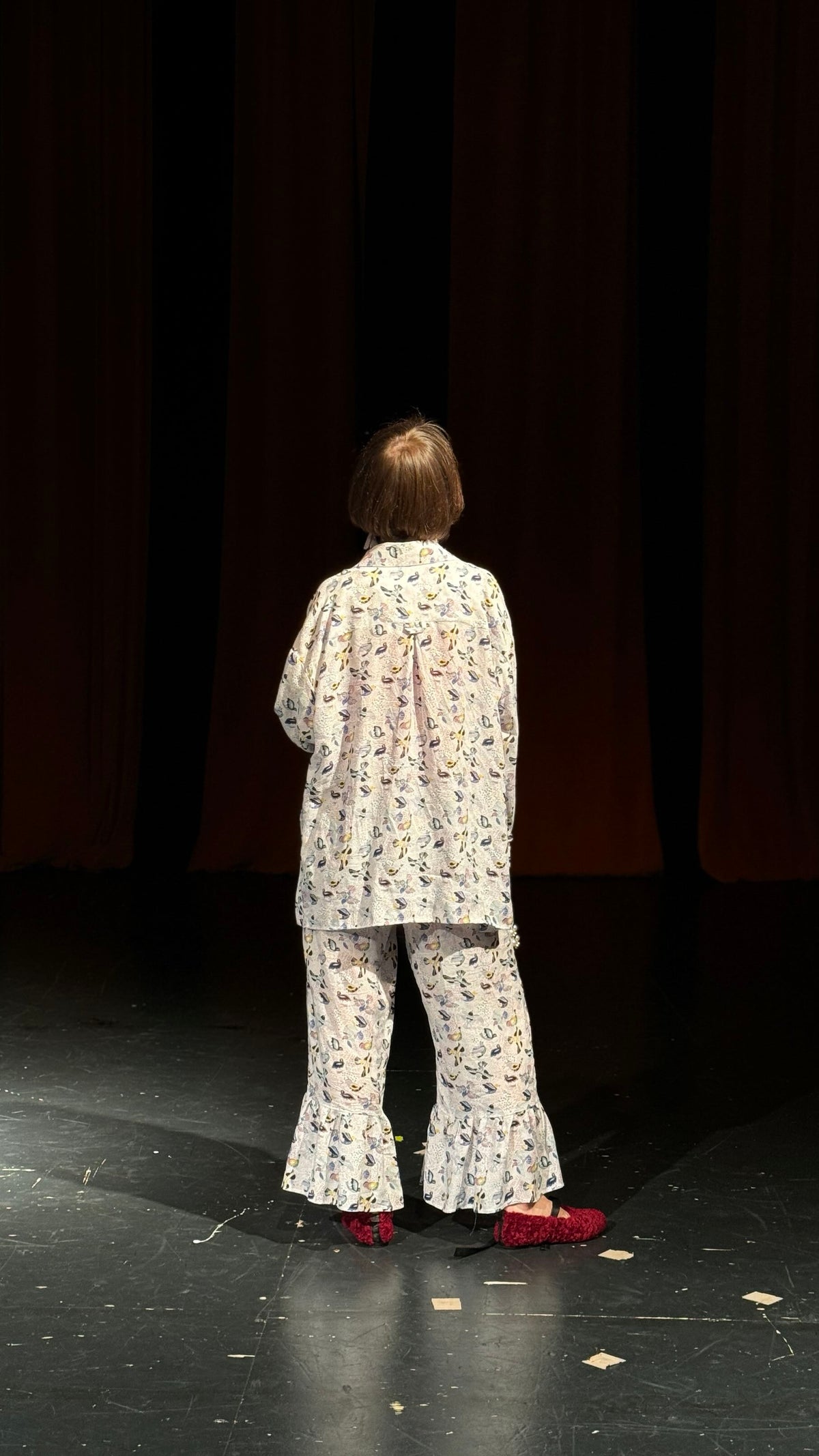 Shirt+ pants with a bird print