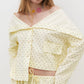 Asymmetrical shirt+ bloomers pants cotton