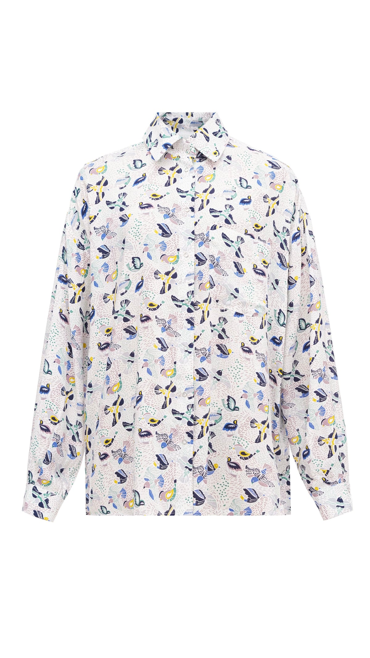 Shirt with a bird print