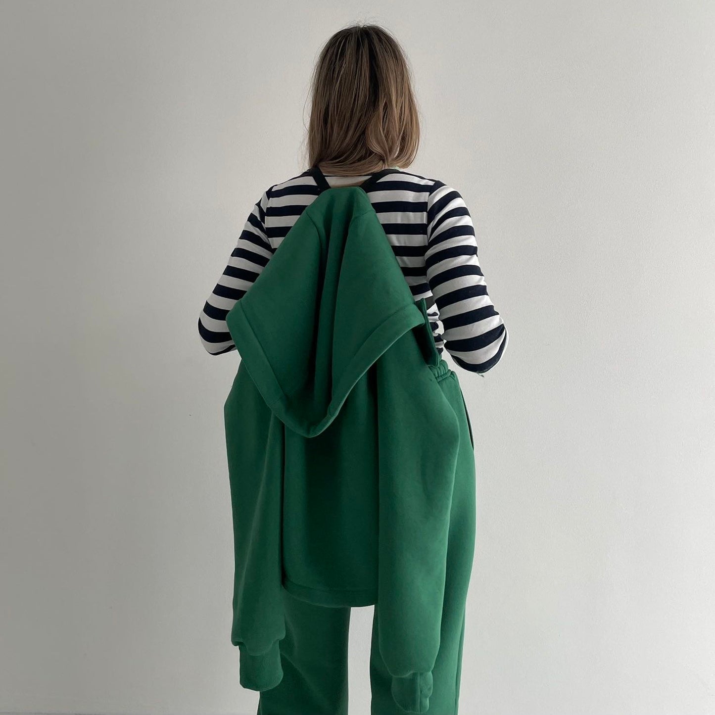 Fleece suit emerald