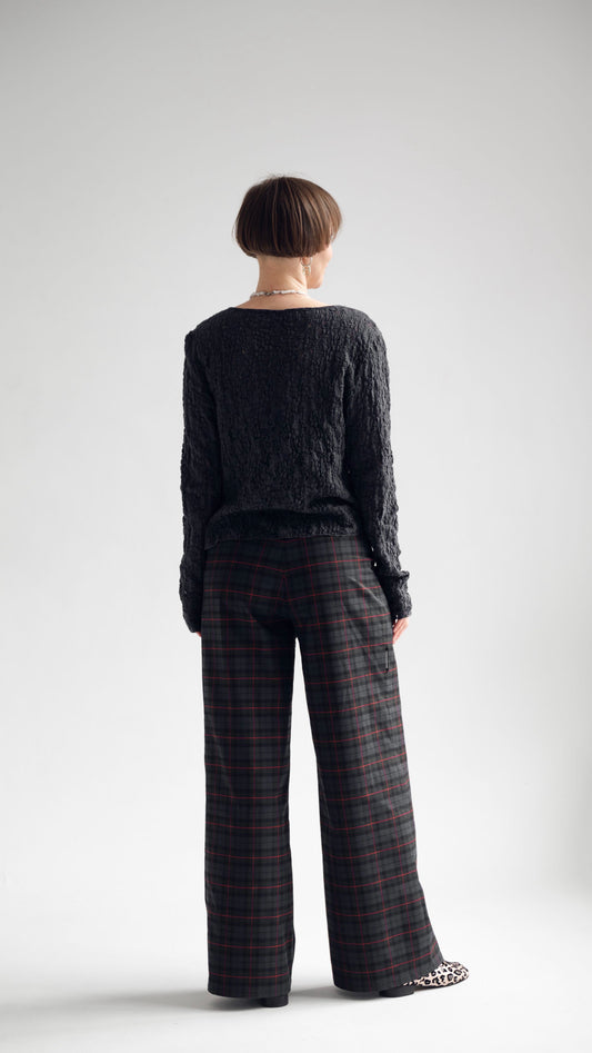 Checked pants