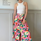 Asymmetrical skirt «Nymphaea»
