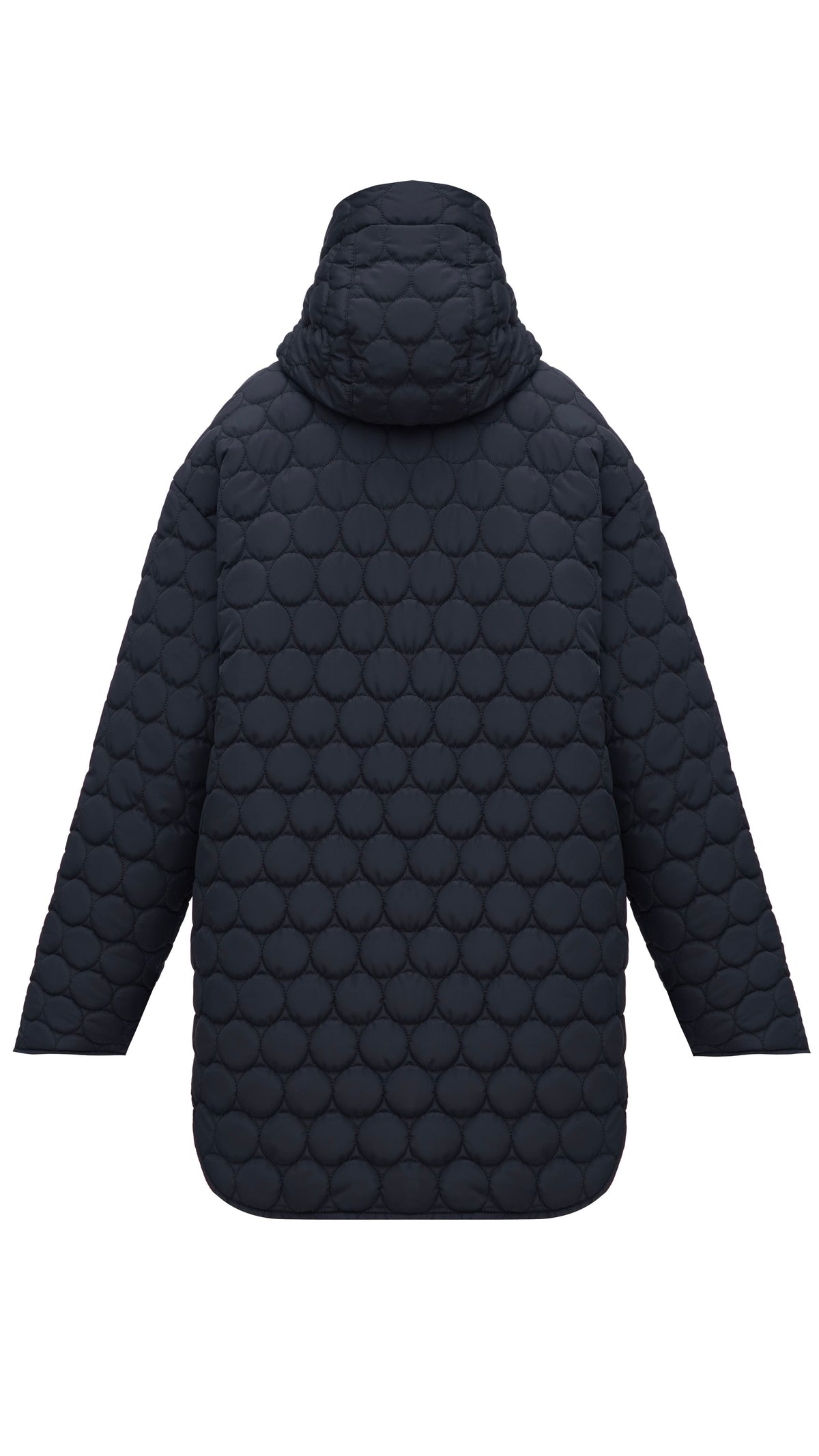 Winter double-sided jacket marsala/black