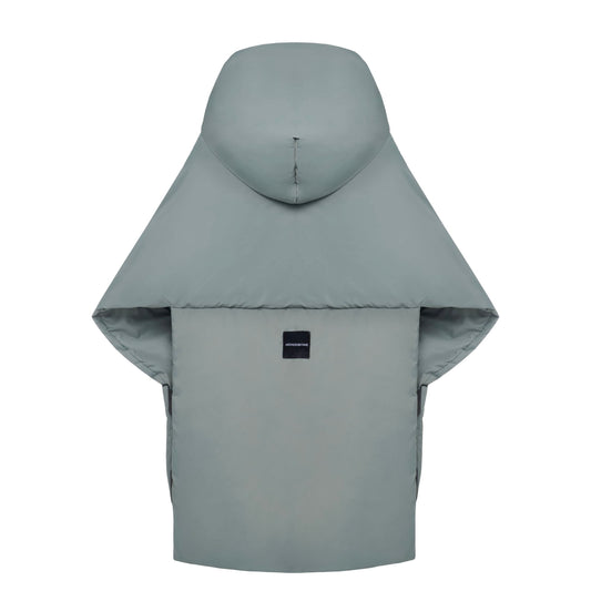 Jade Down vest with detachable hood