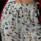 Shirt+ pants with a bird print