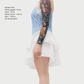 Dress «Petal» in light blue