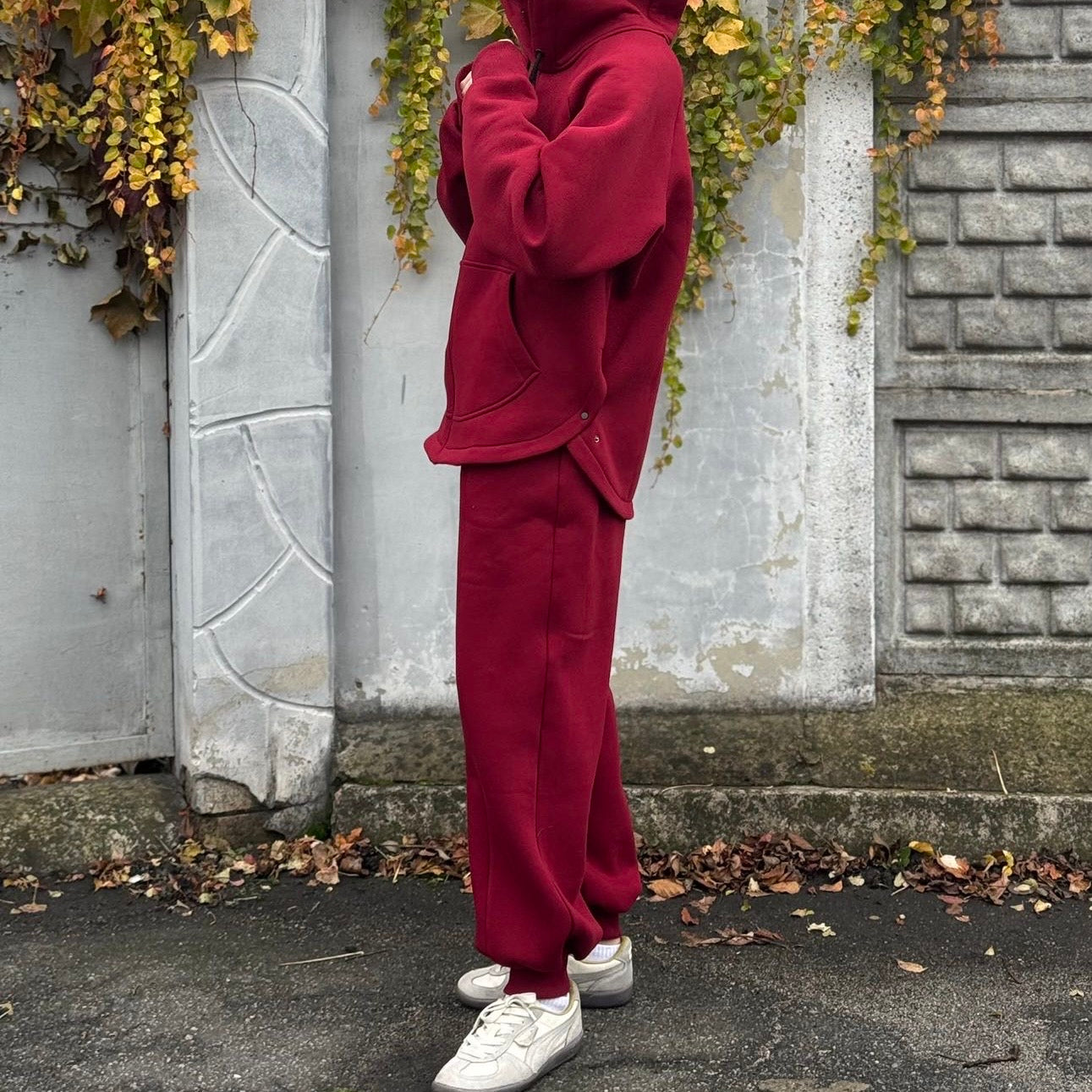 <tc>Спортивні штані кольору бордо</tc>