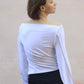 Longsleeve AIR white