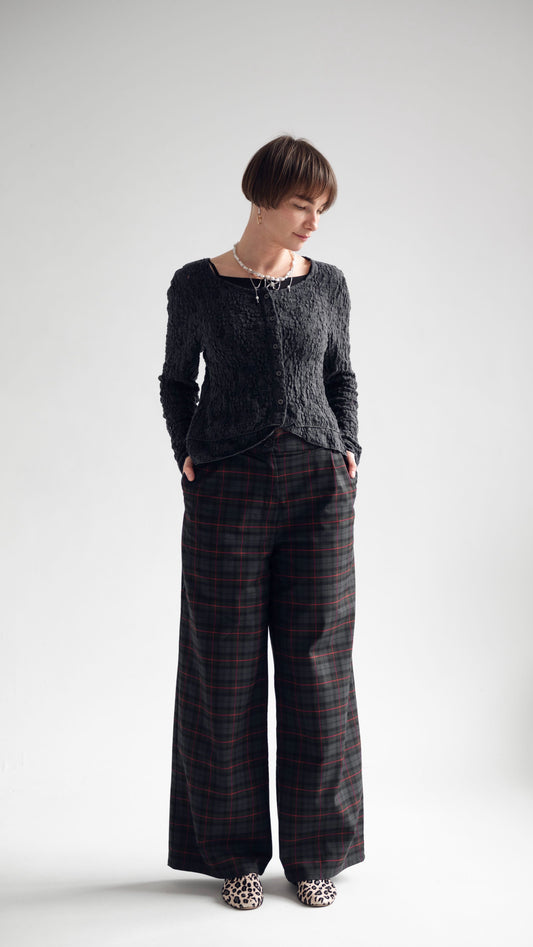 Checked pants