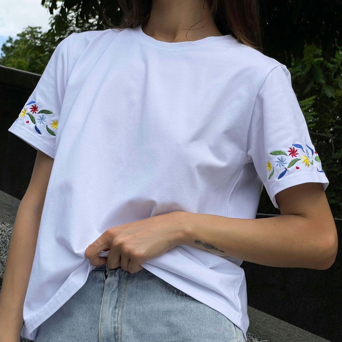 T-shirt white "Sonya "