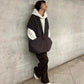 Chocolate Down vest with detachable hood 1.0