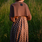 Cocoa jersey crop sleeves