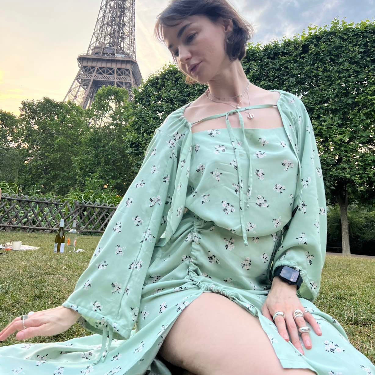 Mint dress "Nata”