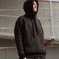Black fleece hoodie