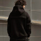 Black fleece hoodie
