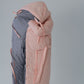 Powder/Grey double sided quilt blanket-coat