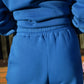 Blue  fleece tracksuit pants