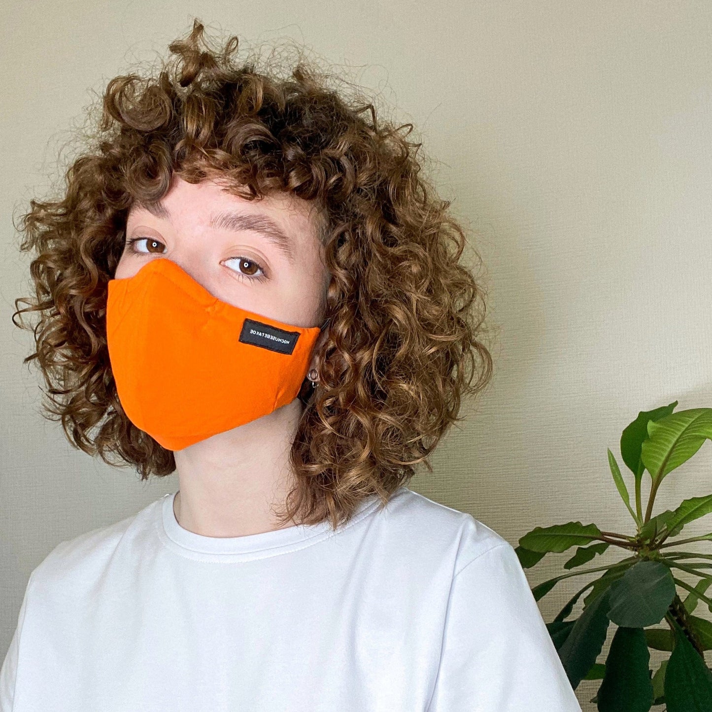 Orange mask ''Summer'' with regulator