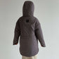 Winter double-sided jacket marsala/graphite
