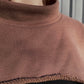 Cocoa jersey crop sleeves