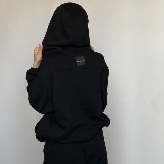 Black sports jersey suit