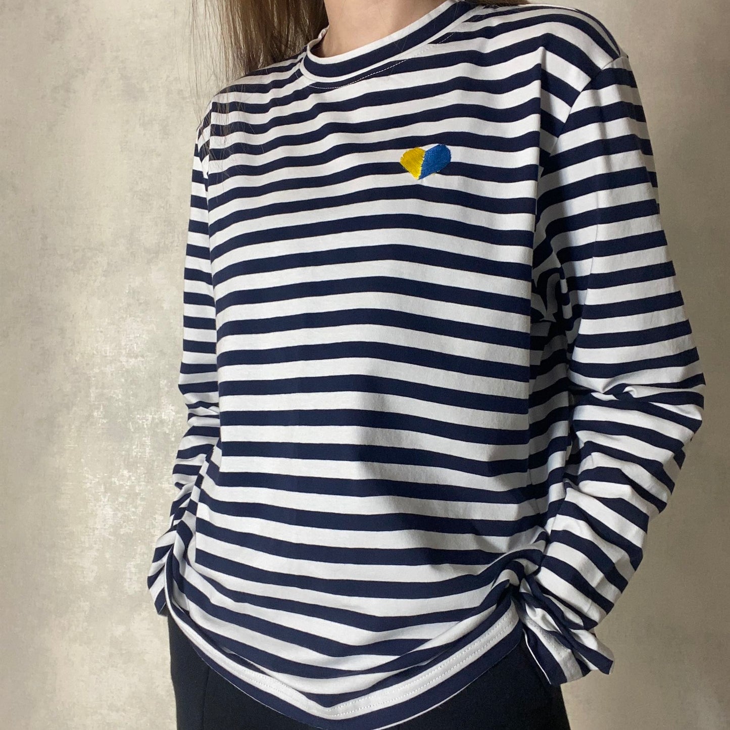 Breton stripe long sleeve T-shirt