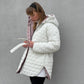 Winter double-sided jacket milk/pink