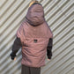 Chocolate Down vest with detachable hood 2.0